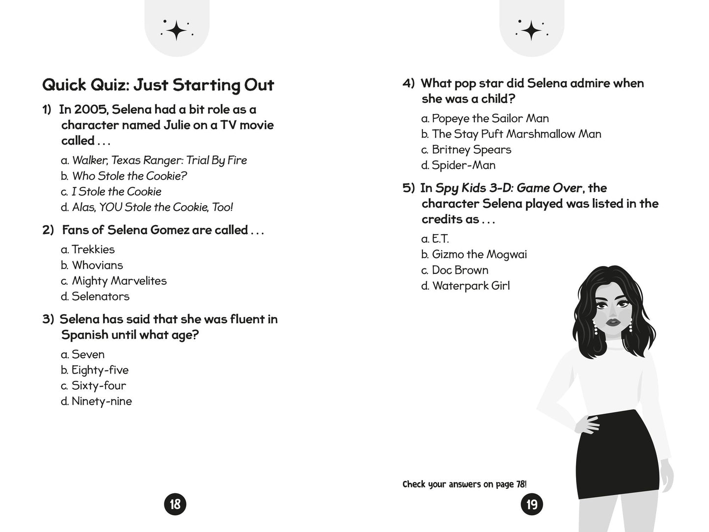 96 Facts About Selena Gomez: Quizzes, Quotes, Questions, and More! With Bonus Journal Pages for Writing!