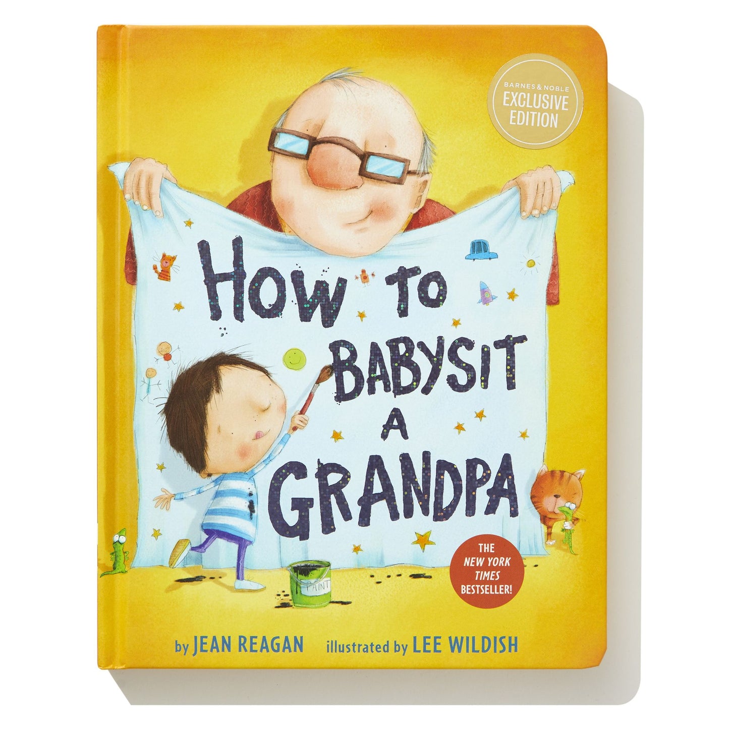 How to Babysit a Grandpa Deluxe Board Book (B&N Exclusive Edition)