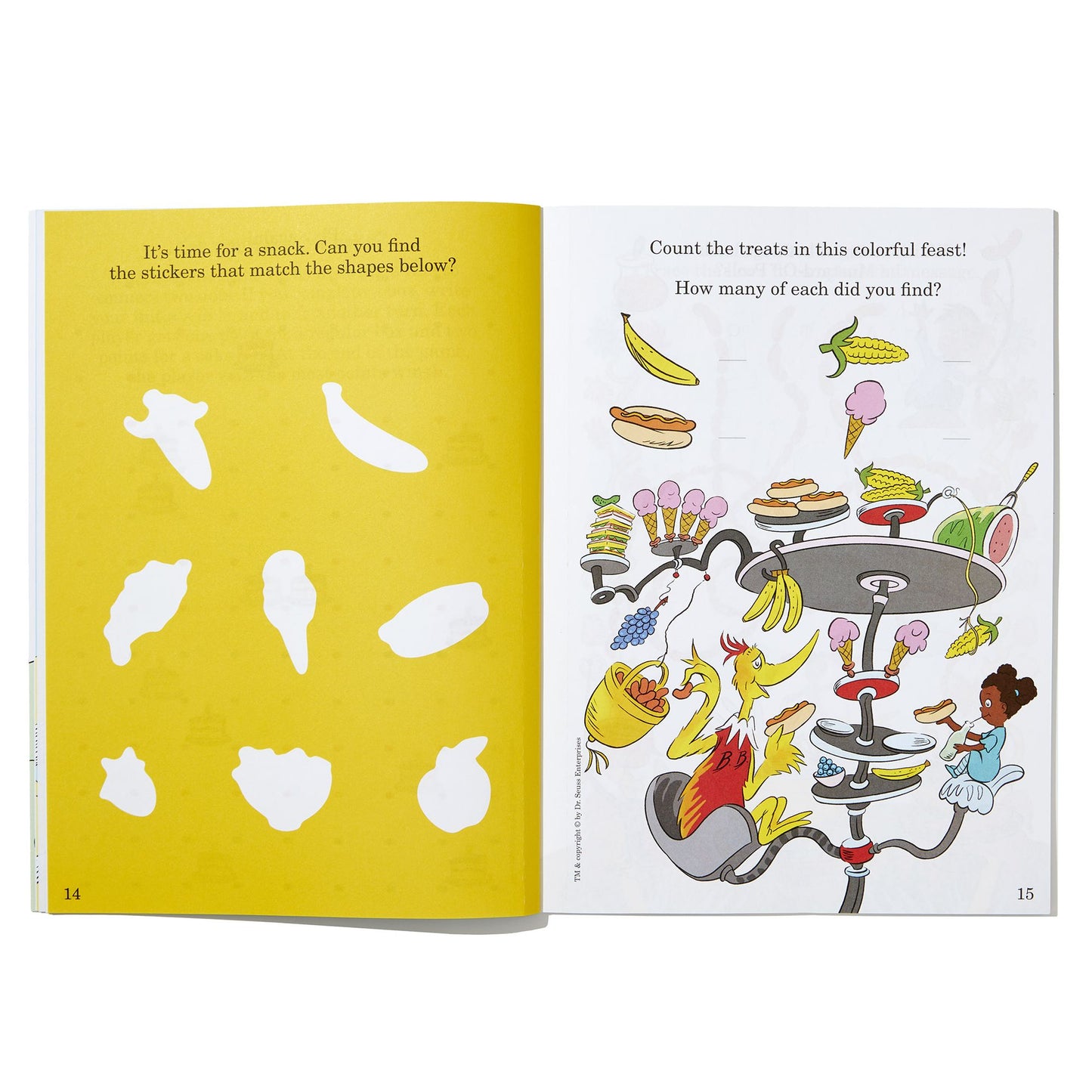 Dr. Seuss: Happy Birthday To You Sticker Activity Book