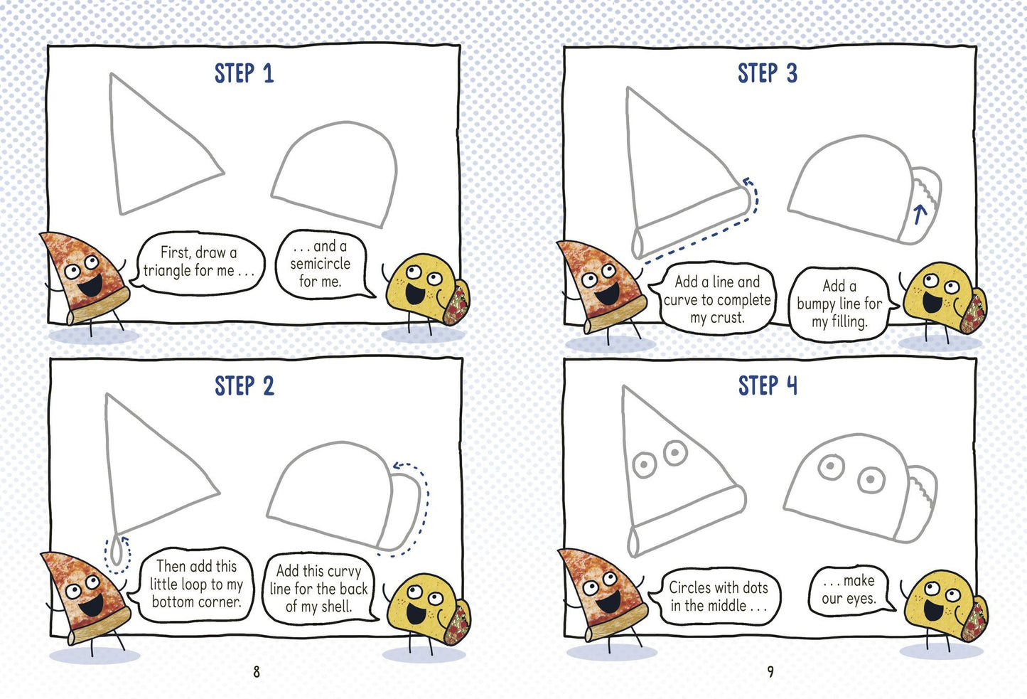 Pizza and Taco: Draw Your Own Comic!