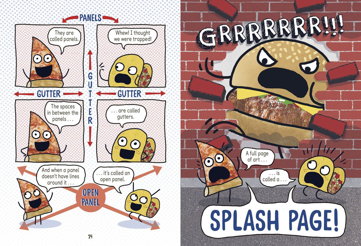 Pizza and Taco: Draw Your Own Comic!