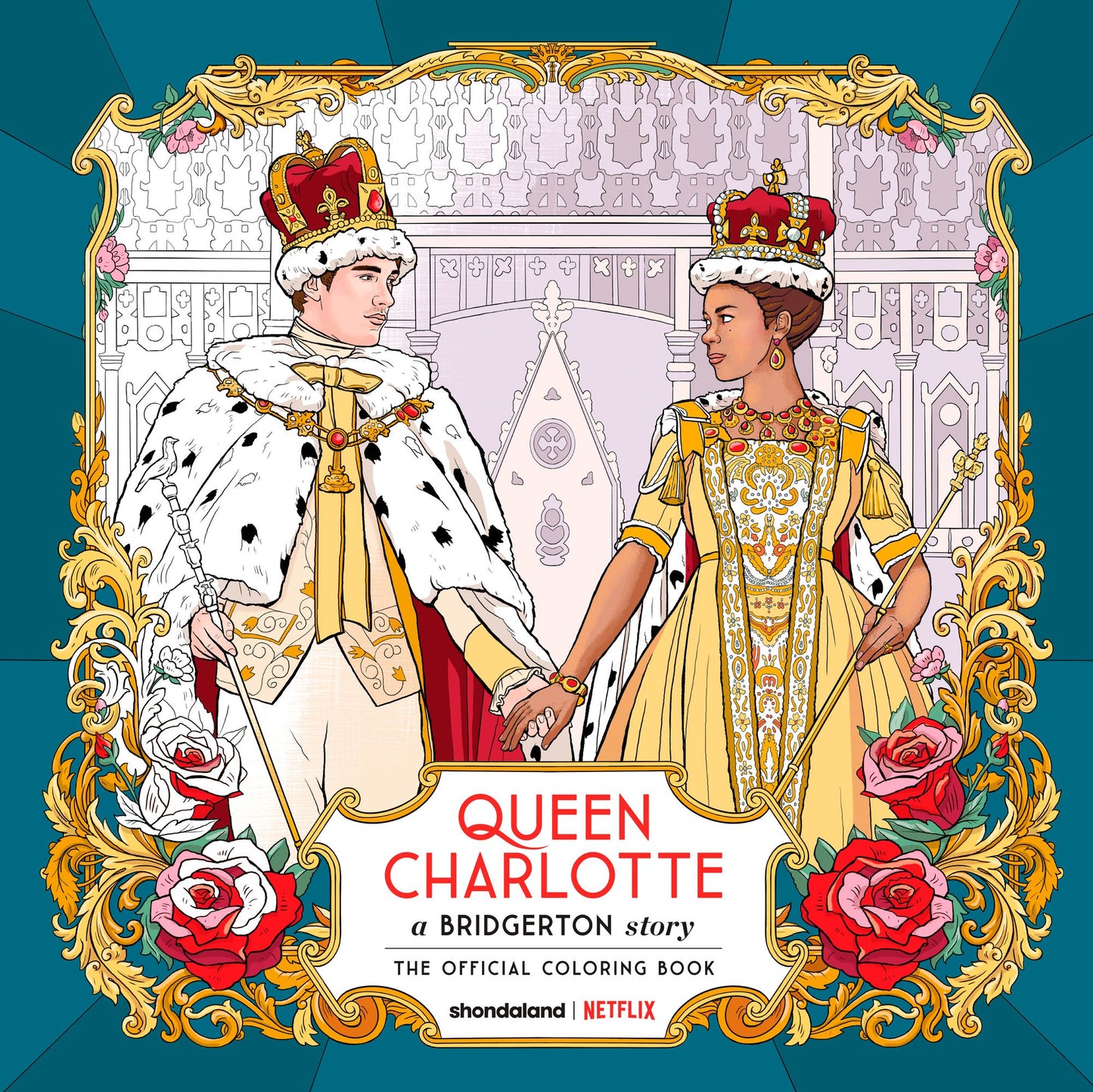 Queen Charlotte, A Bridgerton Story: The Official Coloring Book