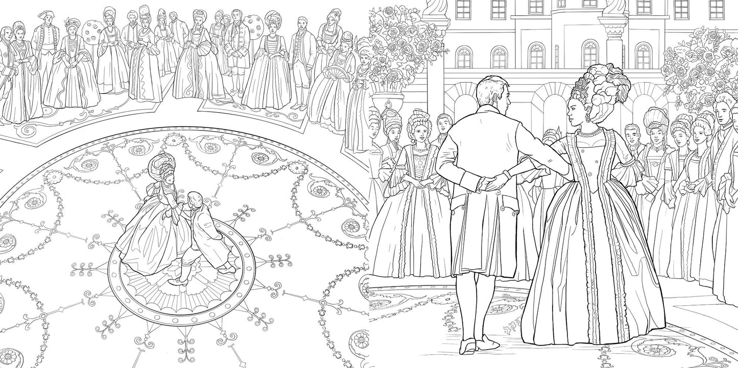 Queen Charlotte, A Bridgerton Story: The Official Coloring Book