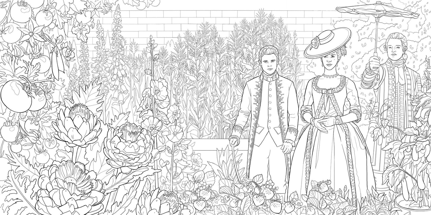 Queen Charlotte, A Bridgerton Story: The Official Coloring Book