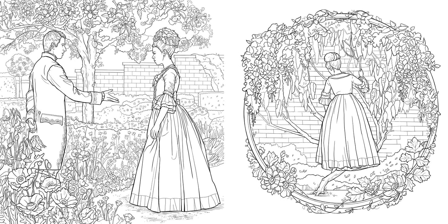 Queen Charlotte, A Bridgerton Story: The Official Coloring Book