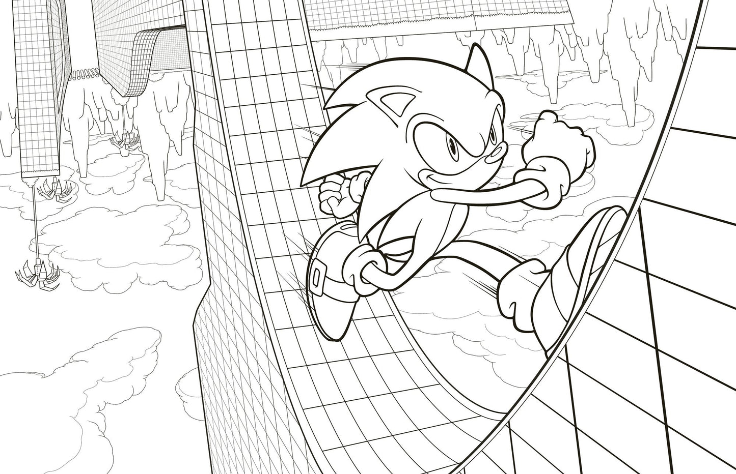Sonic and Shadow: The Official Coloring Book