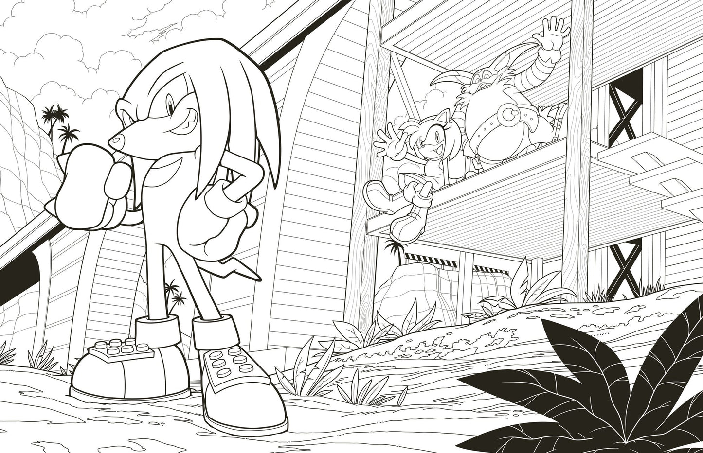 Sonic and Shadow: The Official Coloring Book
