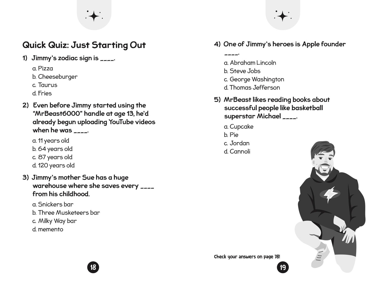 96 Facts About MrBeast: Quizzes, Quotes, Questions, and More! With Bonus Journal Pages for Writing!