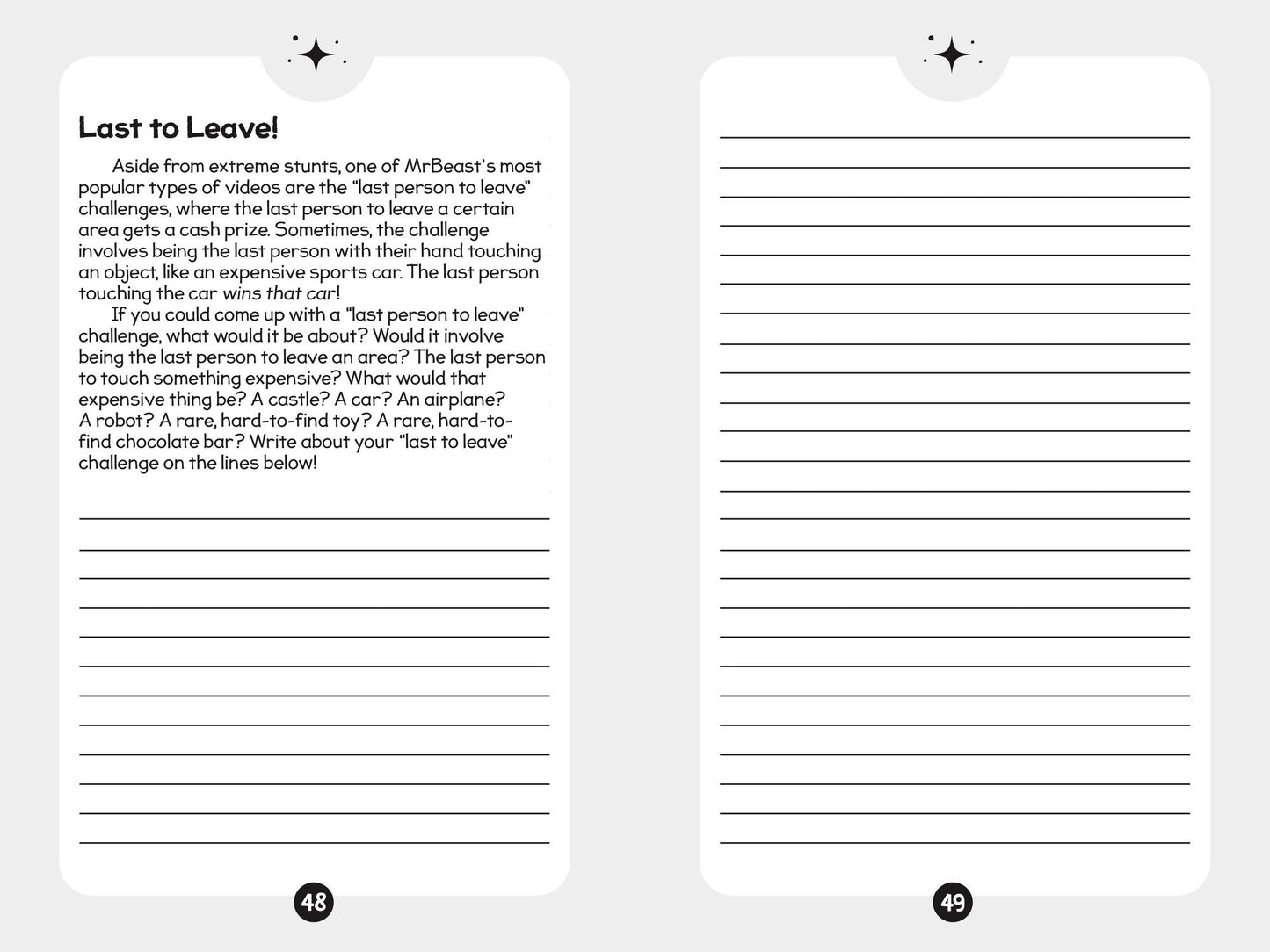 96 Facts About MrBeast: Quizzes, Quotes, Questions, and More! With Bonus Journal Pages for Writing!