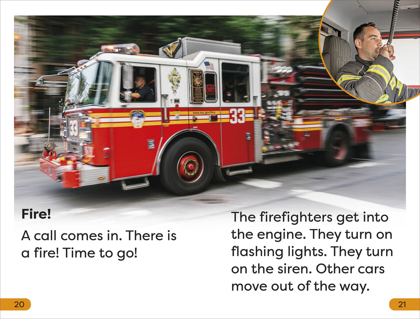 DK Super Readers Level 1 A Day in the Life of a Firefighter