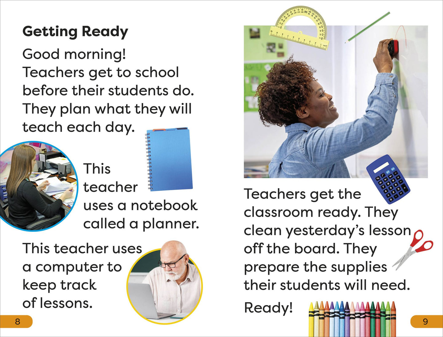 DK Super Readers Level 1 A Day in the Life of a Teacher