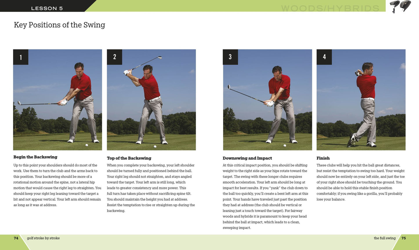 Golf Stroke by Stroke: Learn the Fundamentals, Master Your Technique, and Improve Your Game