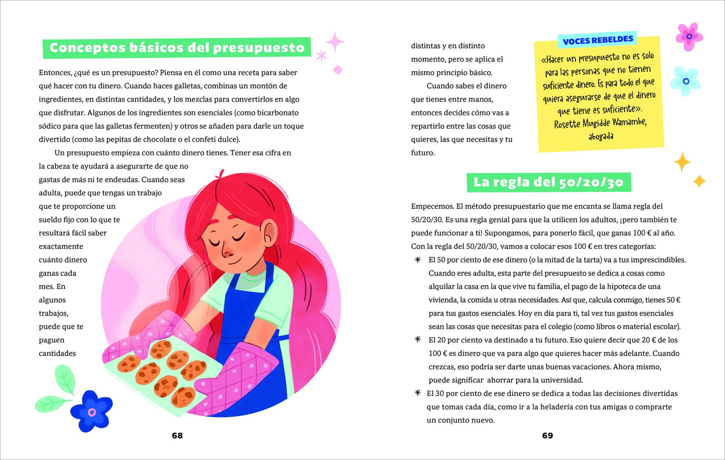 Rebel Girls Money Matters: A Guide to Saving, Spending, and Everything in Between (Spanish Edition)