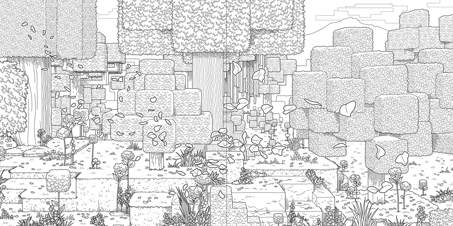 Minecraft Movie Coloring Book