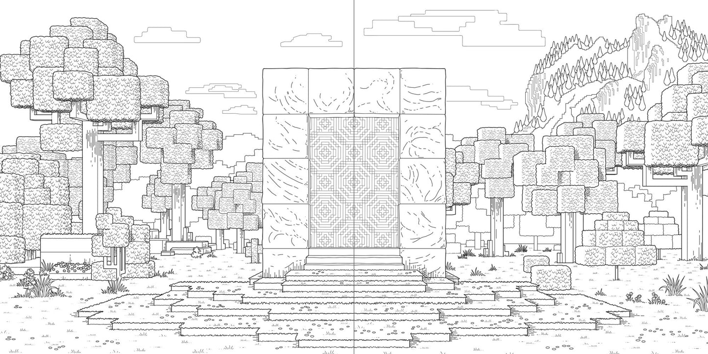 Minecraft Movie Coloring Book
