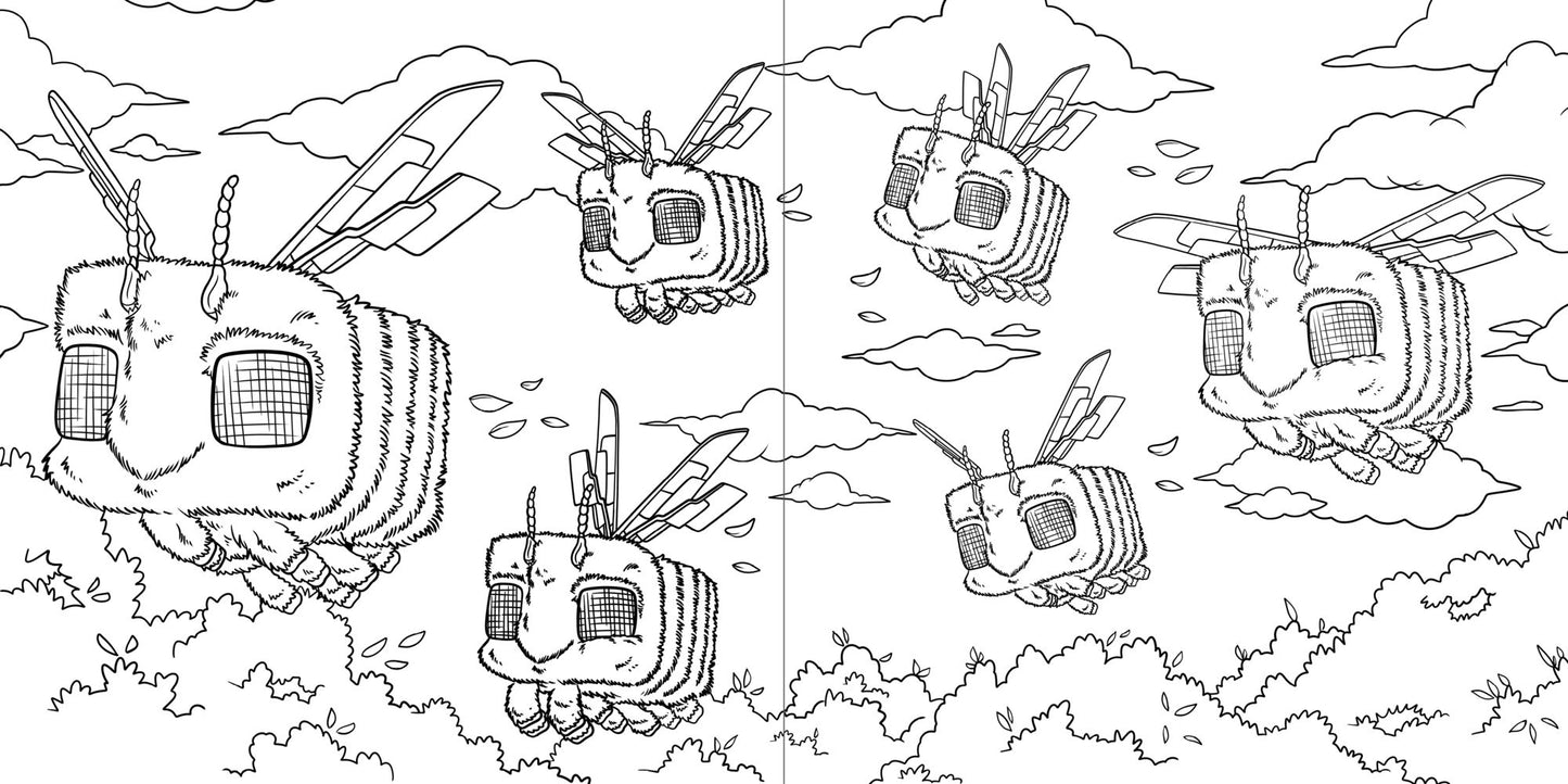Minecraft Movie Coloring Book