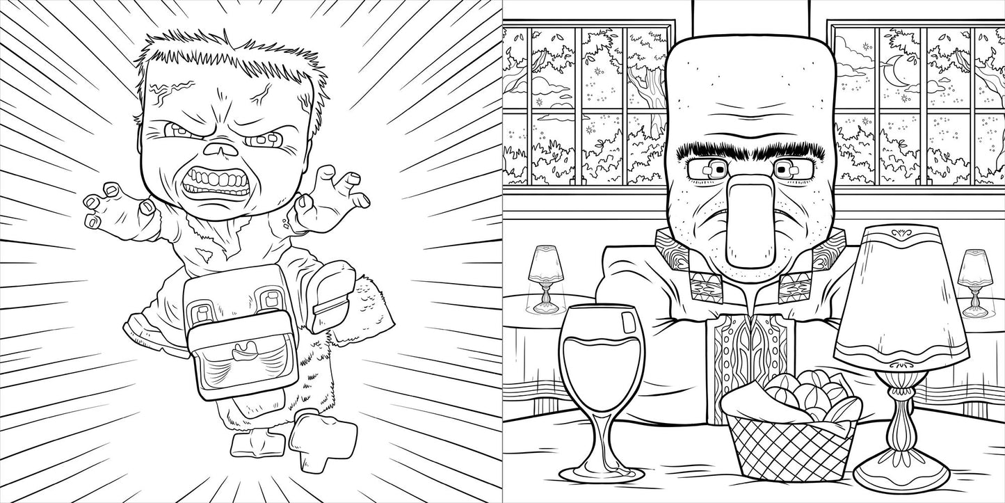Minecraft Movie Coloring Book