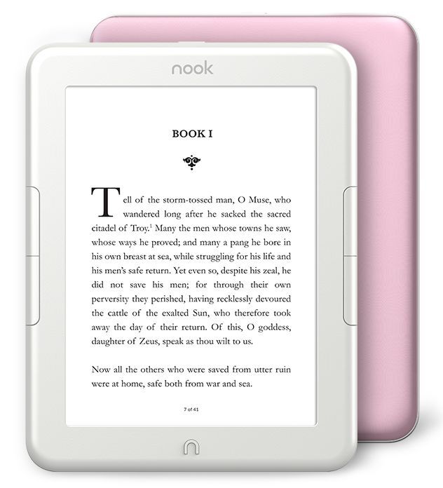 NOOK GlowLight 4 Pearl Pink Limited Edition