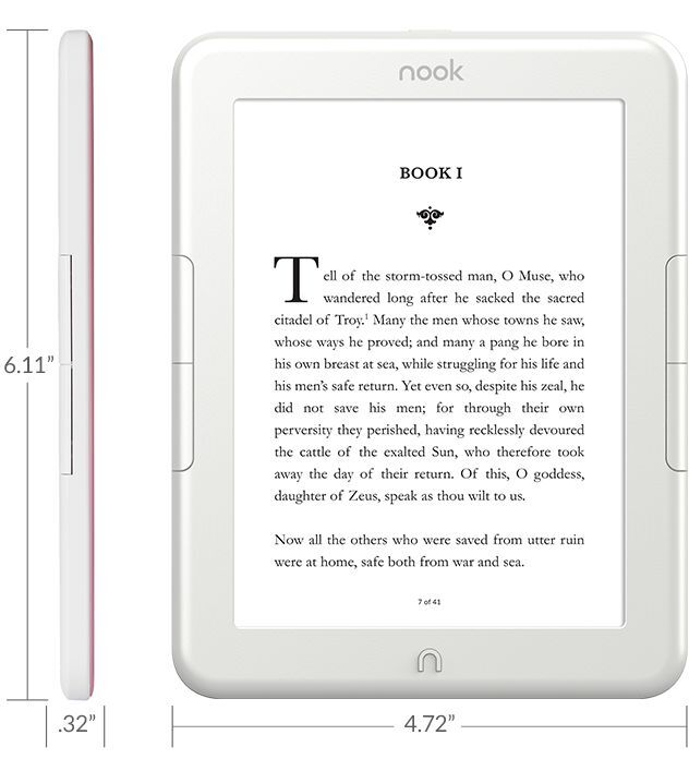 NOOK GlowLight 4 Pearl Pink Limited Edition