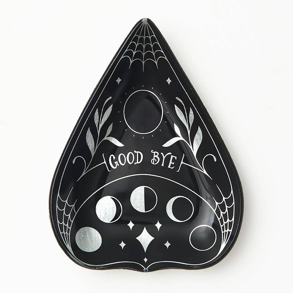 Glass Ouija Planchette Trinket Dish