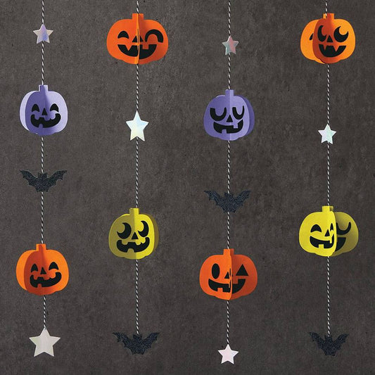3D Hanging Pumpkins