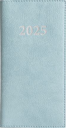 2025 Pocket Montly Planner Avio Pebble Leather