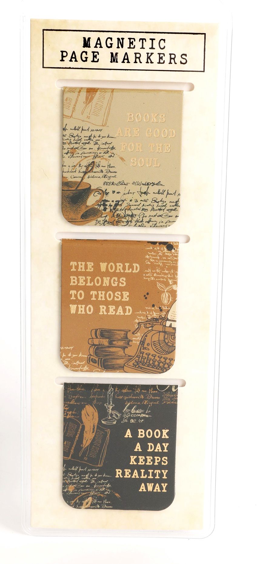 S3 Magnetic Bookmark Literary