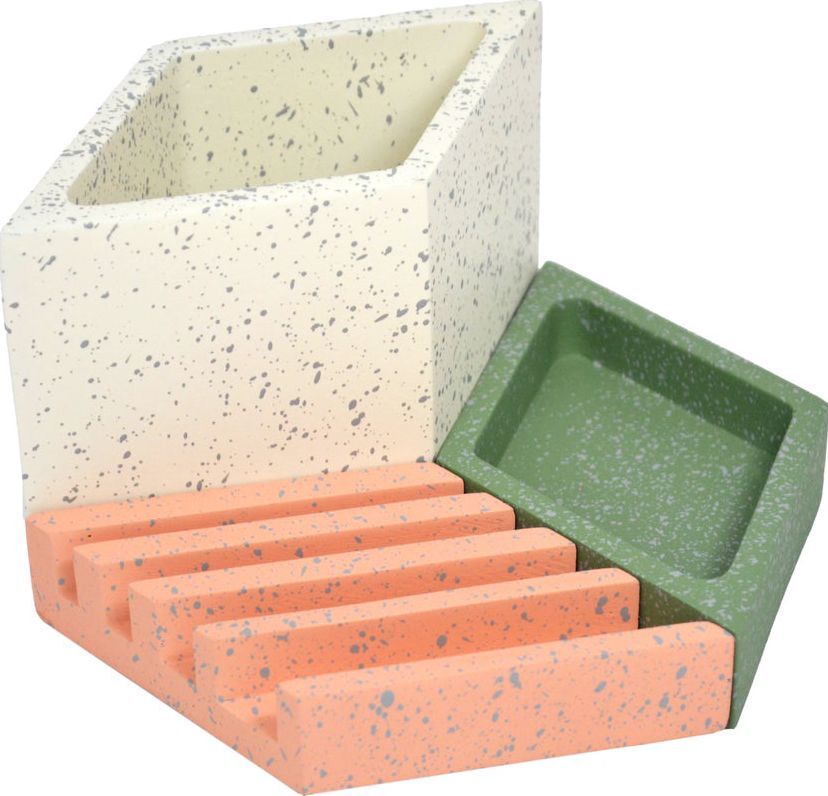 Paper Source 3-Piece Desk Set/Organizer
