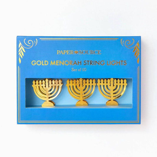 Hanukkah String Lights, Set of 10
