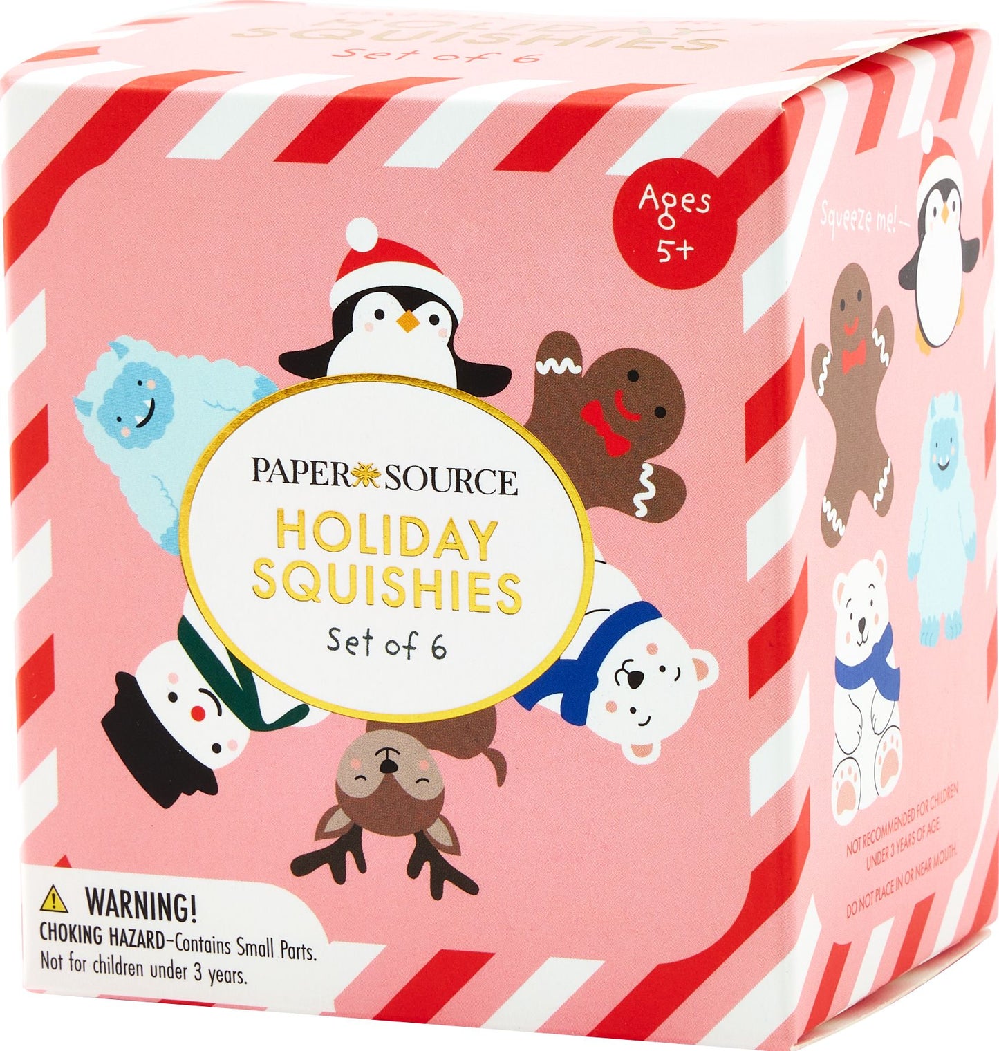 Holiday Critter Squishies, Set of 6