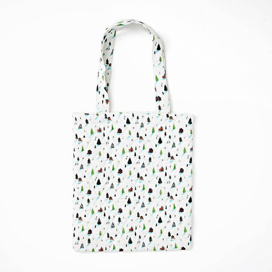 Skiers Quilted Tote