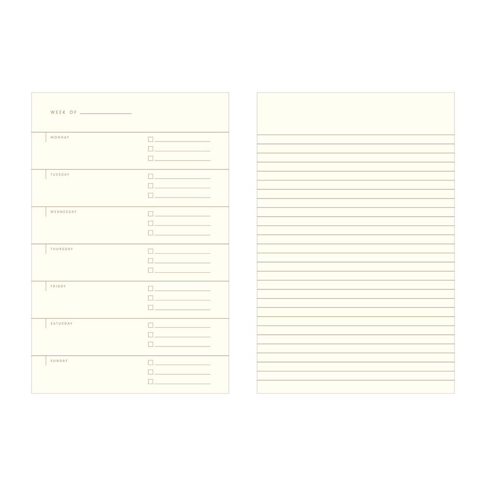 Really Really Organized Planner Journal in French Vanilla