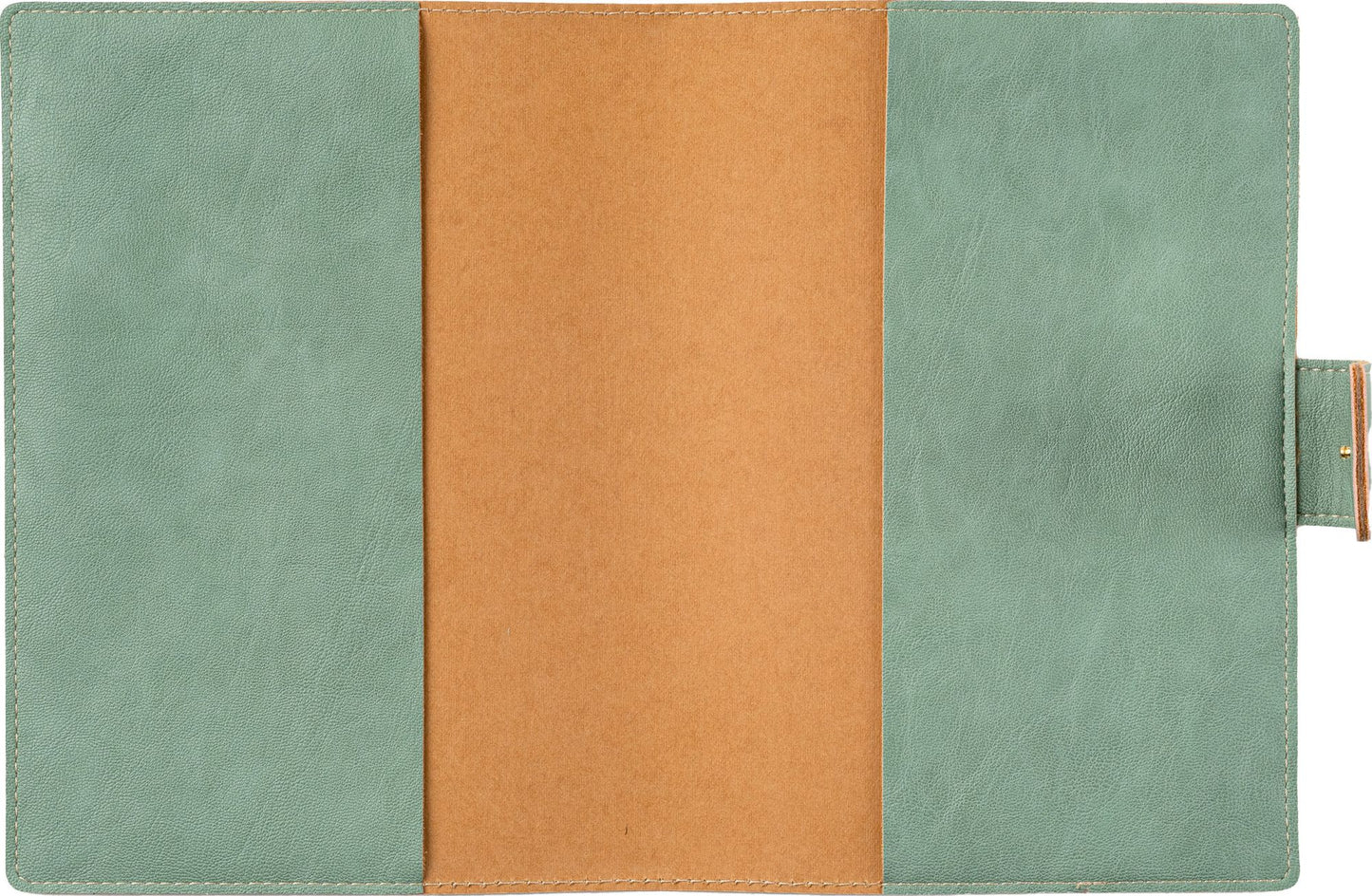 Paper Source Sage Green A5 Leather Journal Cover with Clasp