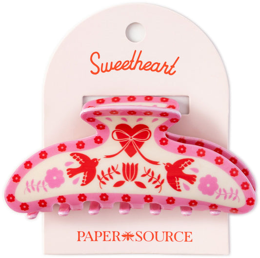 Heart Hair Claw Clip