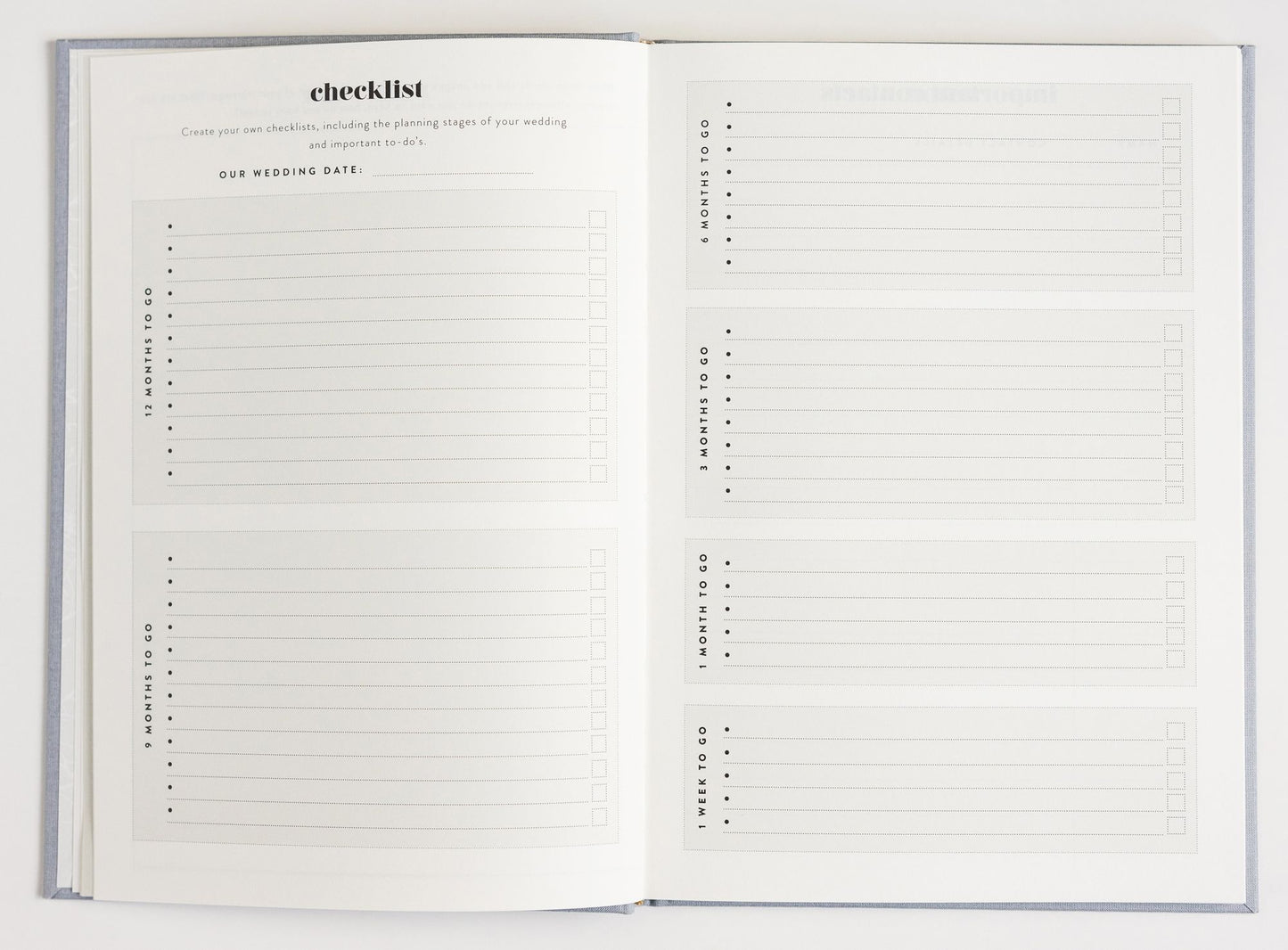 I Do Wedding Planning Journal