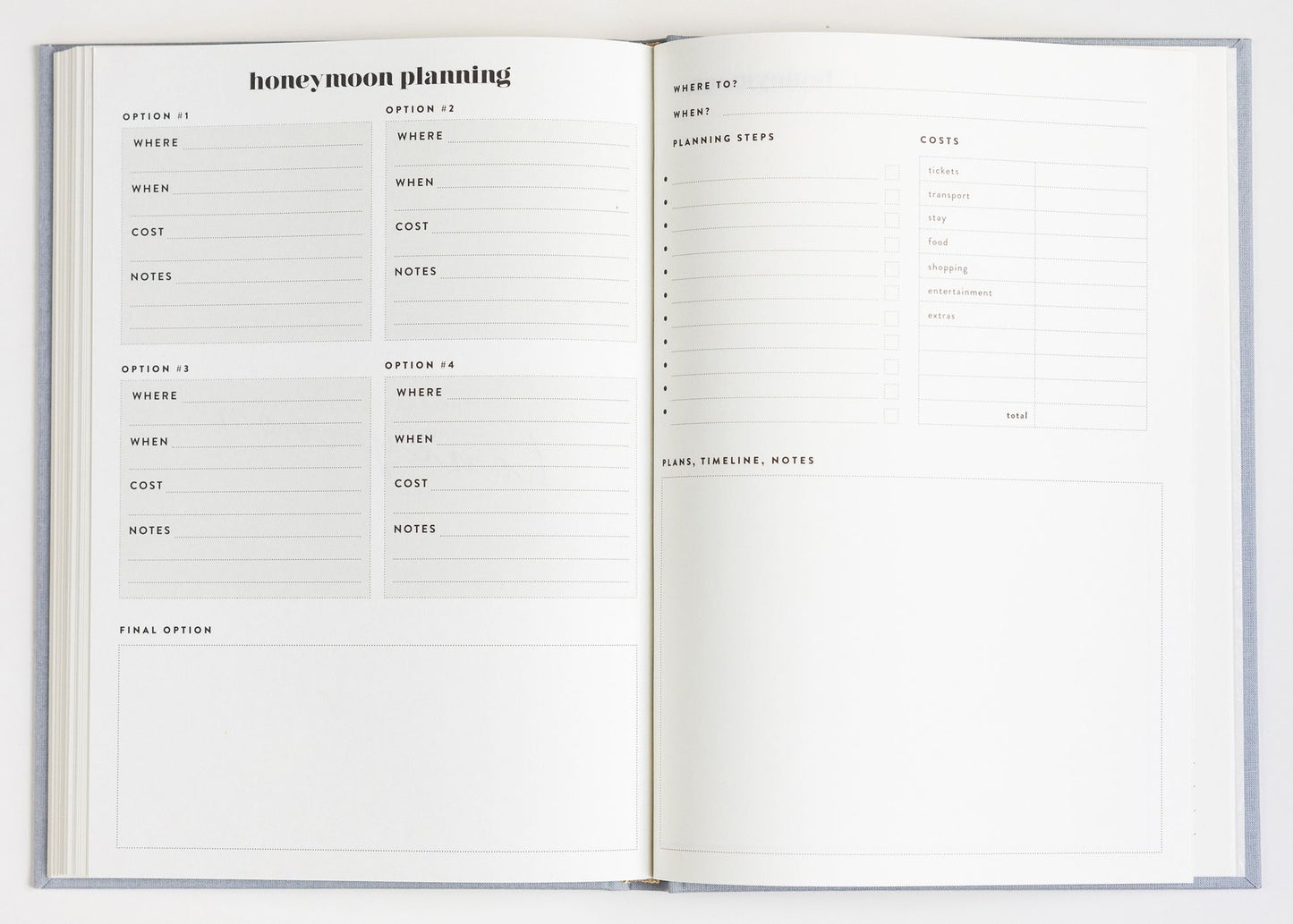 I Do Wedding Planning Journal