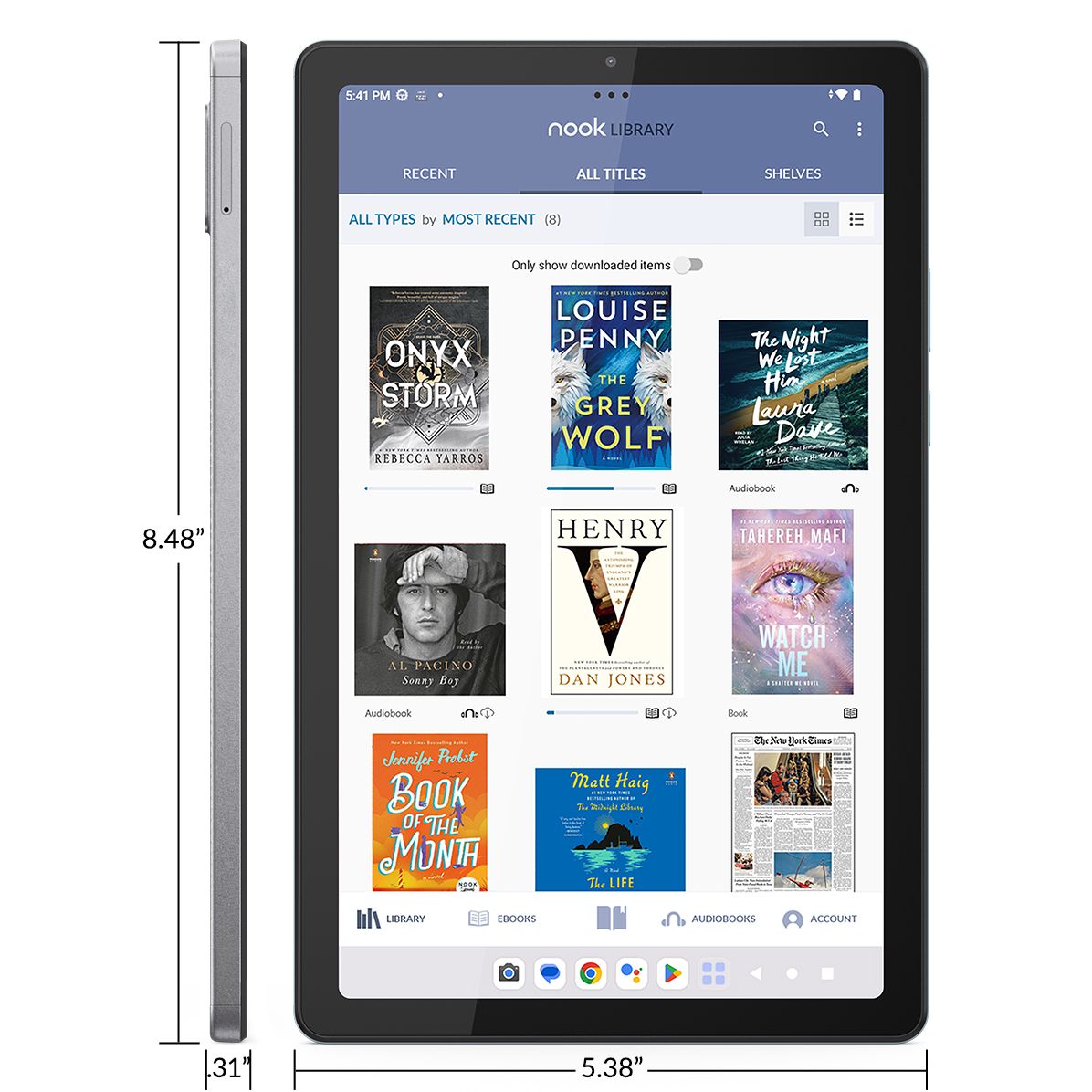 NOOK 9" Lenovo Tablet
