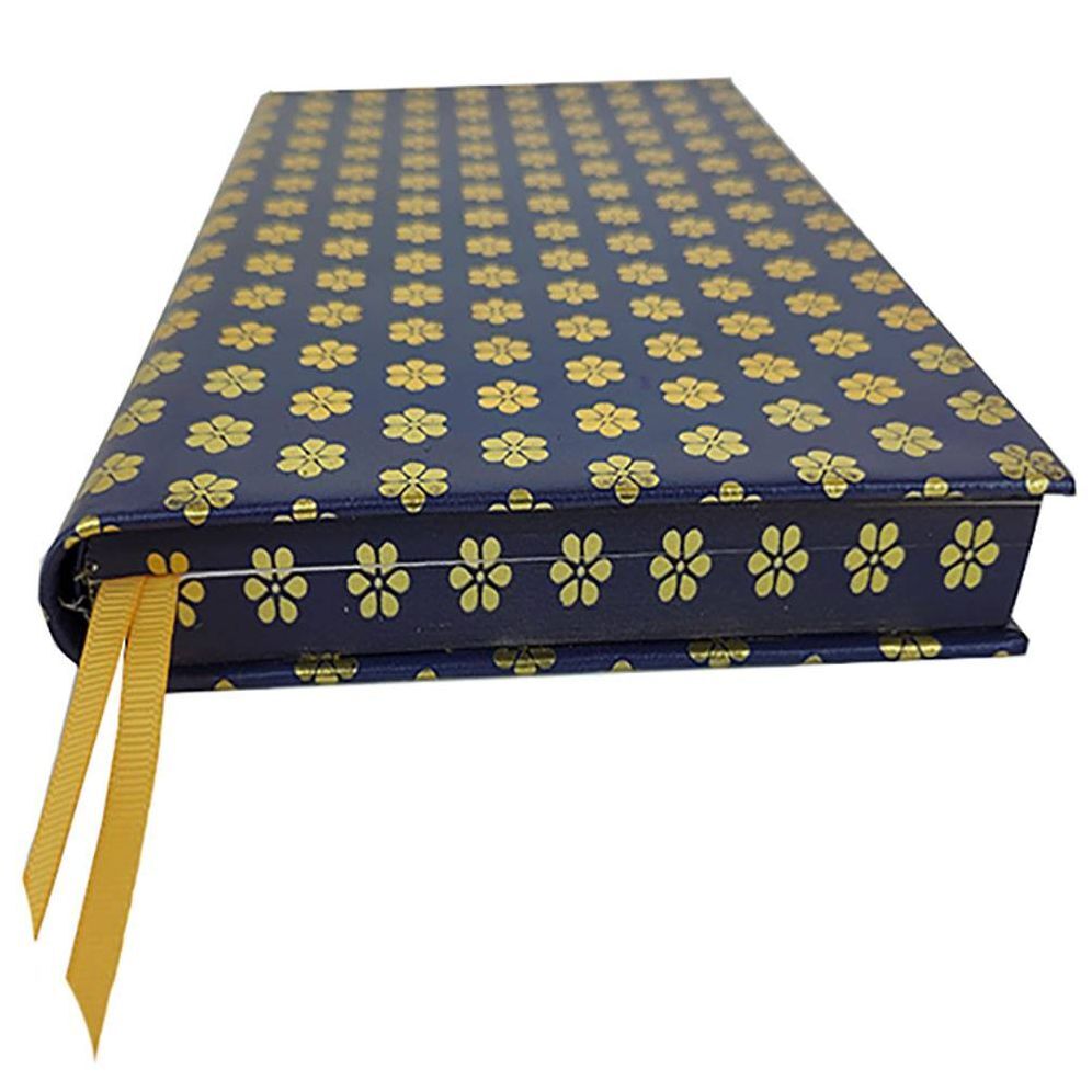 Navy Gold Foil Journal