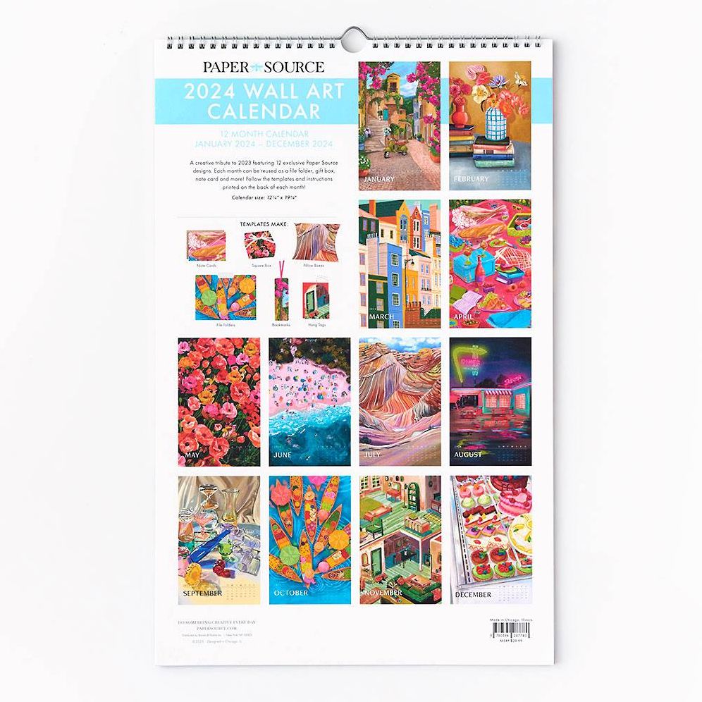 2024 Wall Art Calendar