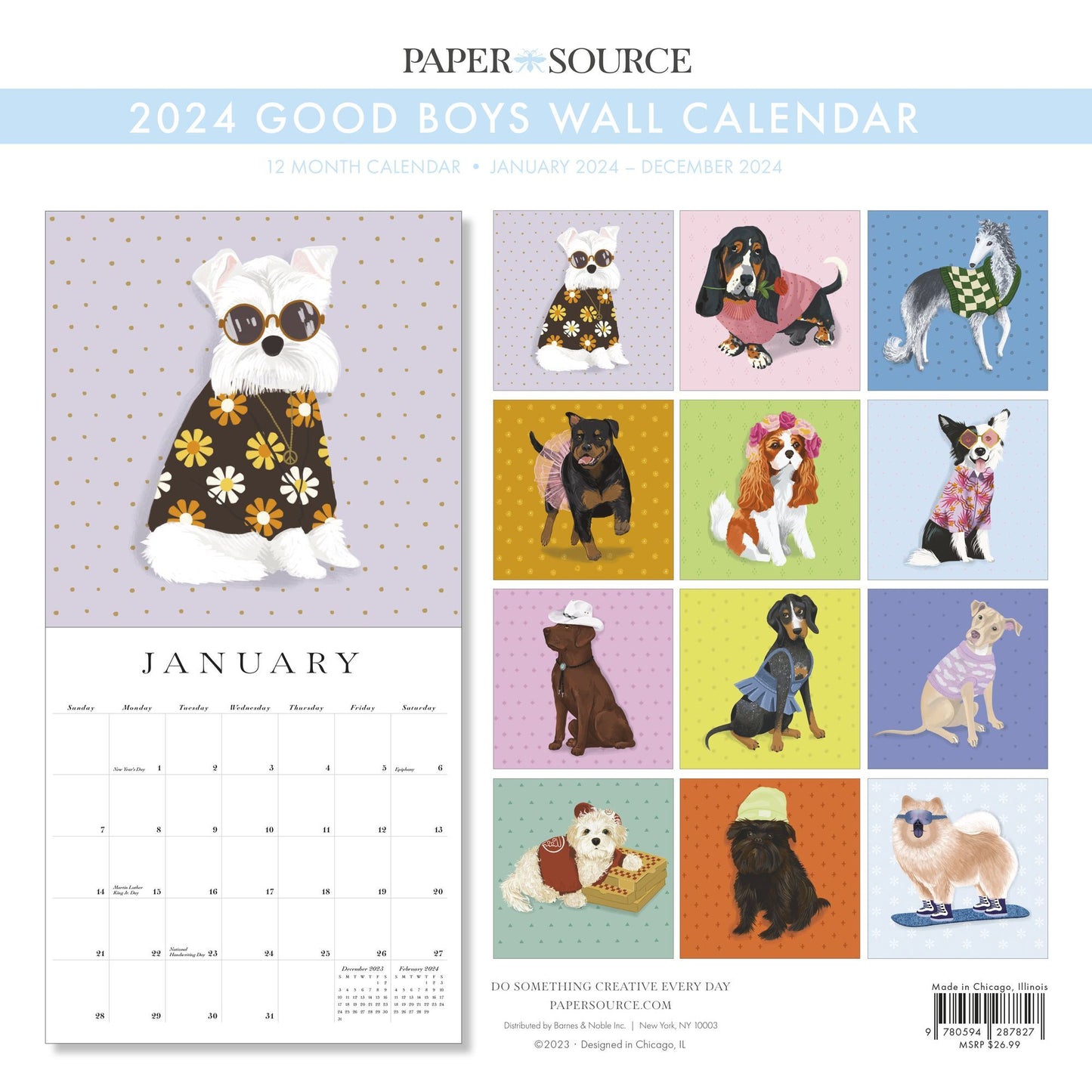 2024 Good Boys Calendar