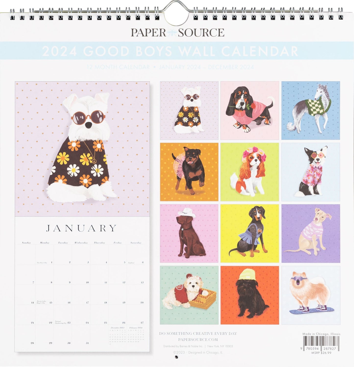 2024 Good Boys Calendar
