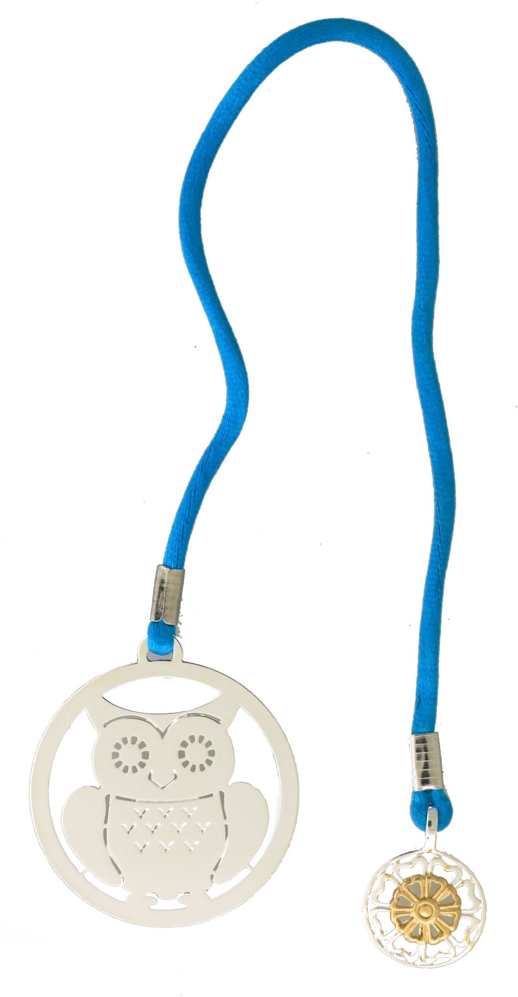 Owl Metal Charm Bookmark