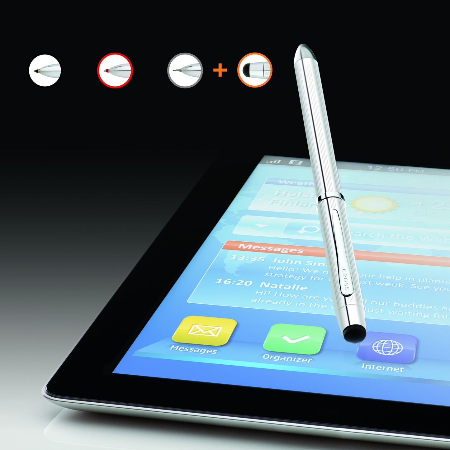 Cross Tech3 Multifunctional Pen - Lustrous Chrome