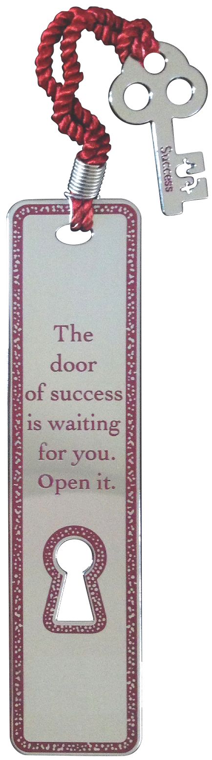 Keys Success Metal Bookmark