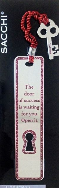 Keys Success Metal Bookmark