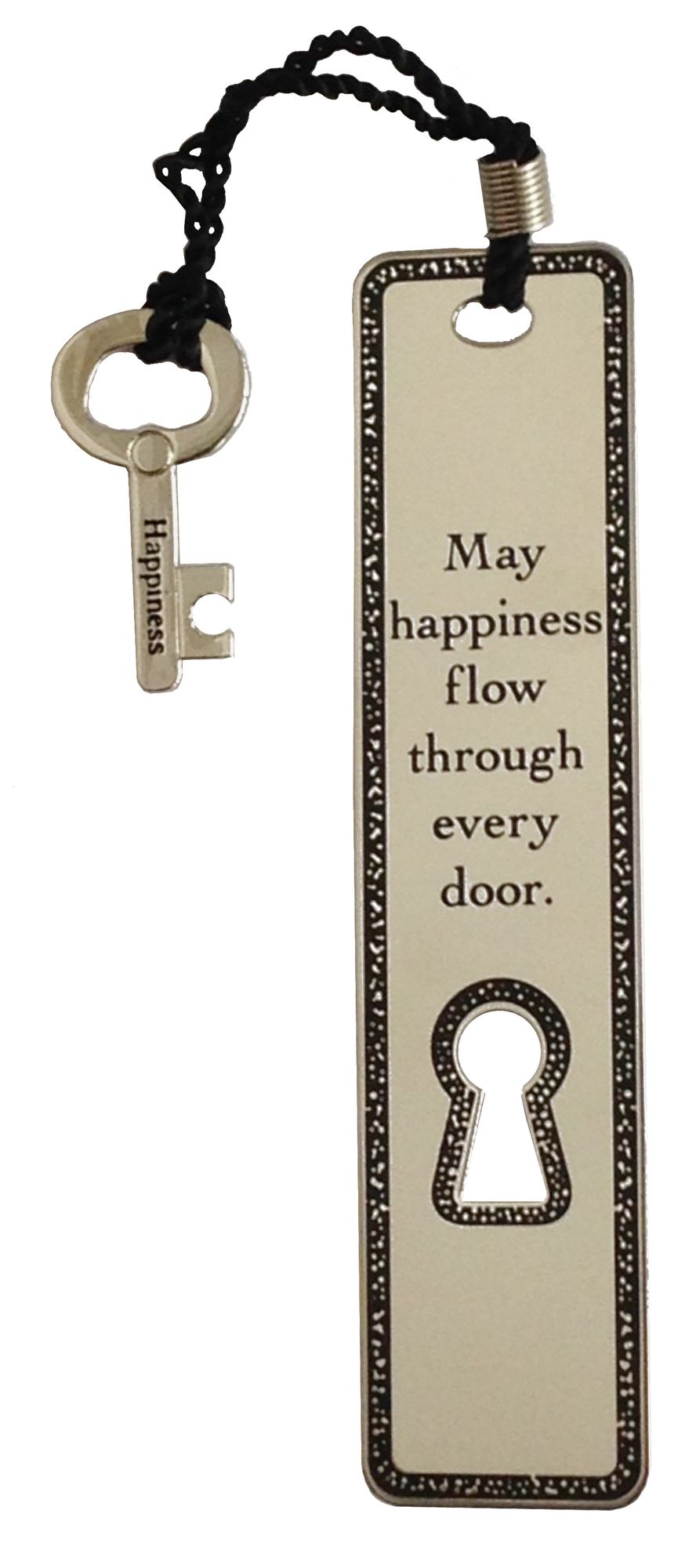Keys Happiness Metal Bookmark