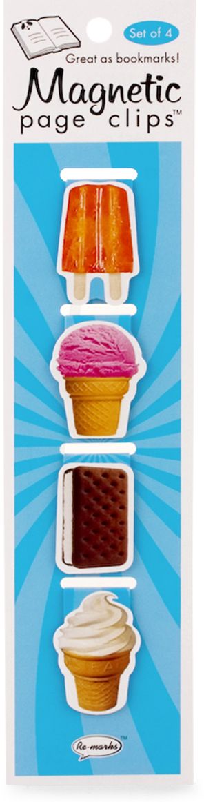 Ice Cream Die Cut Page Clips Set of 4