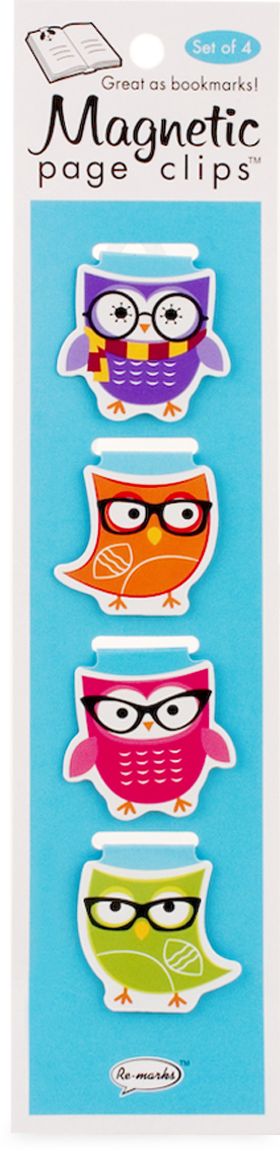 Woodsy Owls Die Cut Page Clips Set of 4