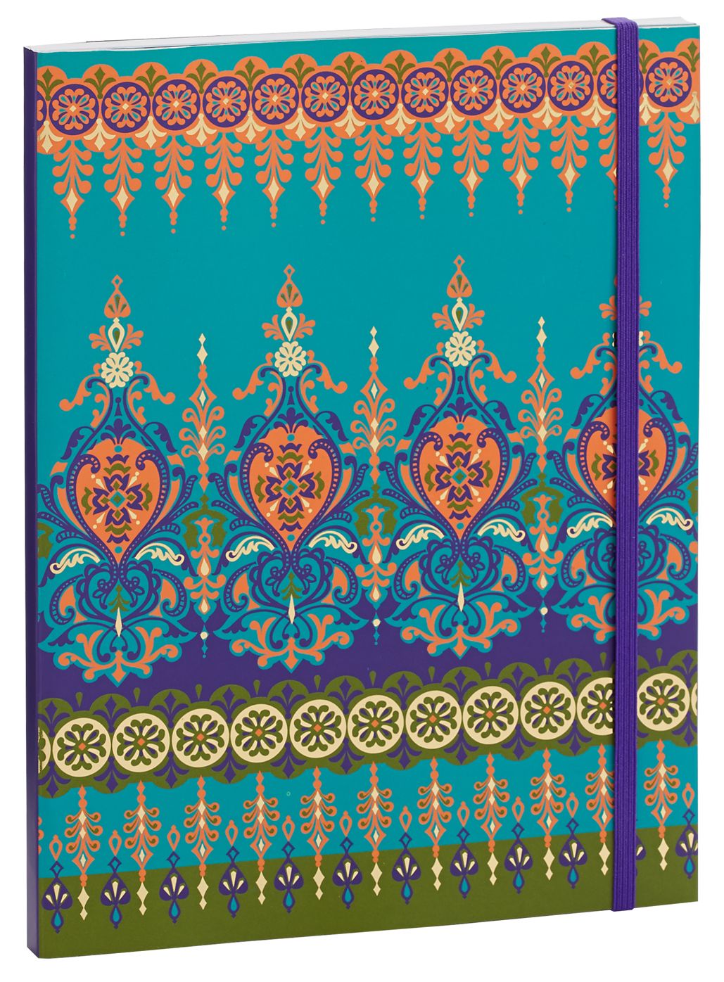 Moroccan Border Flexi Bound Lined Journal 7" x 9"