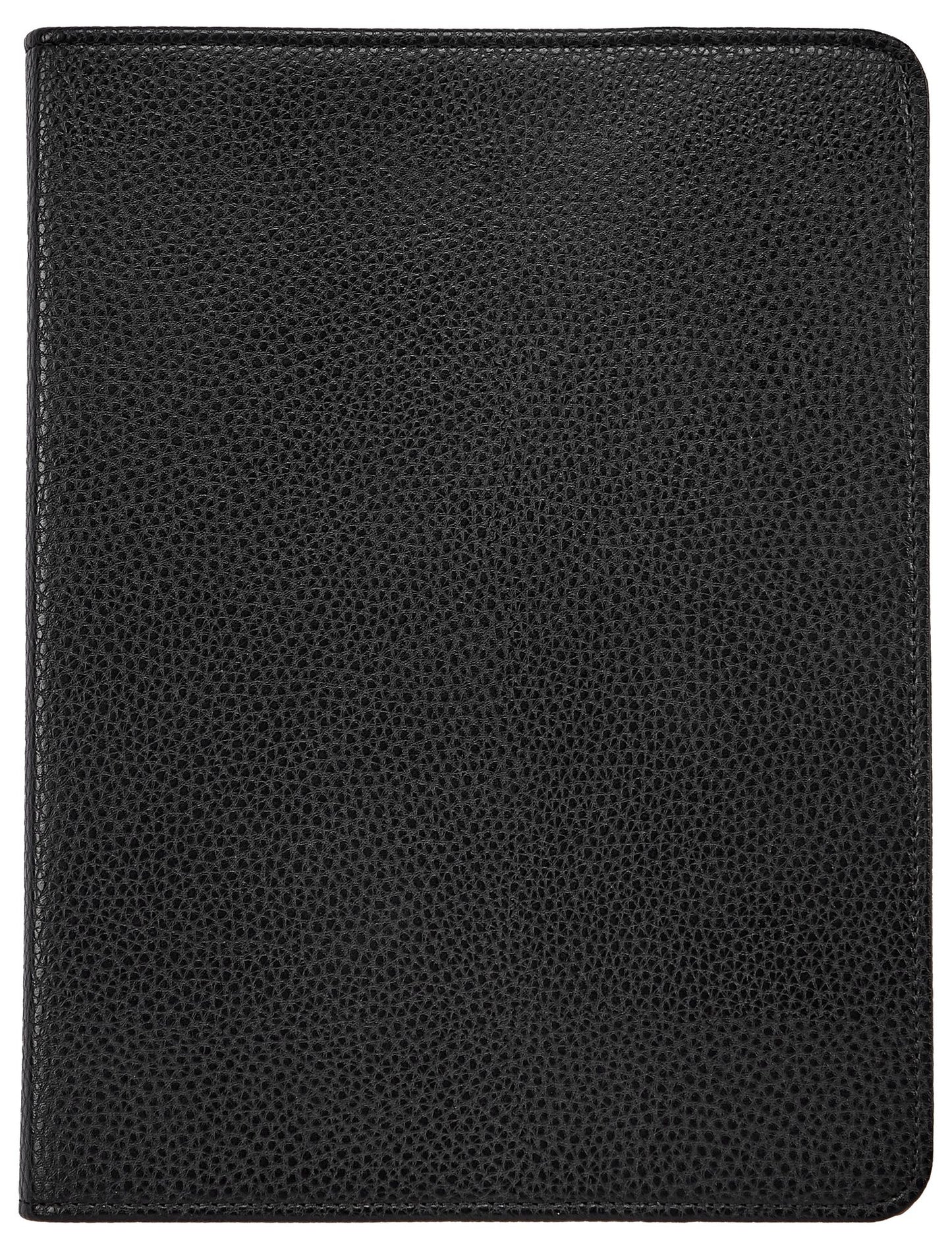 Black Pebble Refillable Lined Journal 7" X 9"